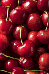 Raw Red Organic Cherries
