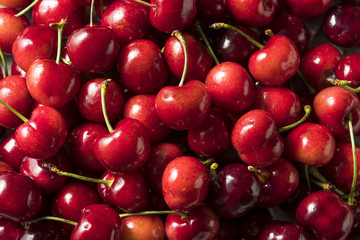 Raw Red Organic Cherries