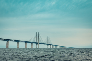 the oresund bridge between denmark and sweden