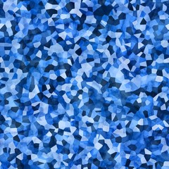 Blue digital grainy mosaic seamless surface texture