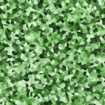 Khaki army camouflage green granular polygonal surface design