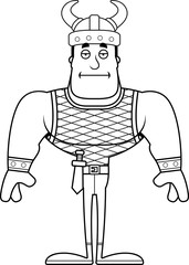 Cartoon Bored Viking