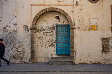 Blue Door in Morocco