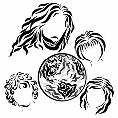 Almighty Jesus, the planet Earth and people, children