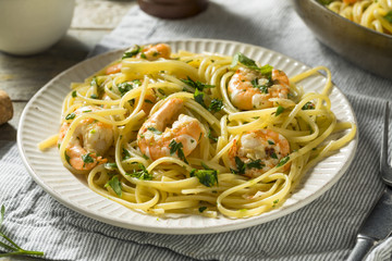 Homemade Lemon Shrimp Scampi