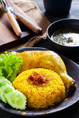 yellow rice with chicken