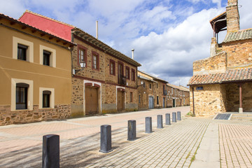 The village Murias de Rechivaldo on Camino de Santiago.