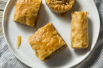 Homemade Turkish Baklava Pastries