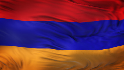 ARMENIA Realistic Waving Flag Background