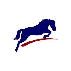 silhouette horse logo