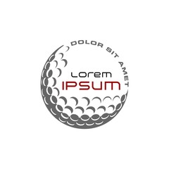 simple golf logo