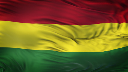 Obraz premium BOLIVIA Realistic Waving Flag Background
