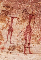 Foto auf Alu-Dibond Rock paintings of Tassili N'Ajjer, Algeria © Dmitry Pichugin
