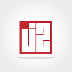 Initial Letter JZ Logo Design