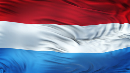 LUXEMBOURG Realistic Waving Flag Background