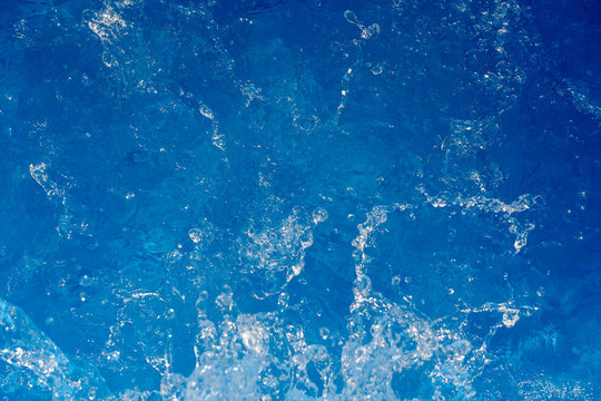 Wasser spritzer Hintergrund in blau