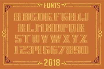 Fonts in attractive design