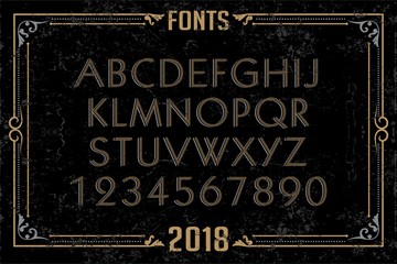Fonts in attractive design