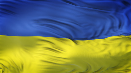 UKRAINE Realistic Waving Flag Background 
