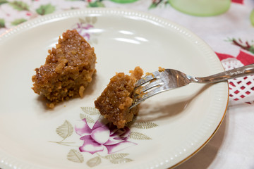 Rice cake from bologna Italy