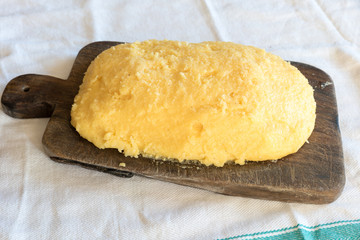 Polenta yellow cornmeal homemade