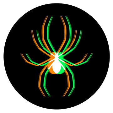 Spider visual effect symbol