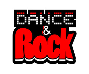 Dance and Rock symbol