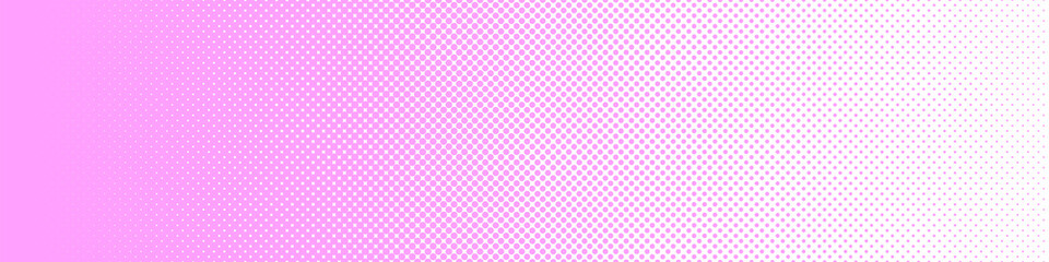 Seamless Screentone Graphics_Halftone Gradation_Pink