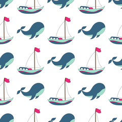 Navy vector seamless patterns vector illustration. Best choice for cards, invitations, printing, party packs, blog backgrounds, paper craft, party invitations, digital scrap booking.