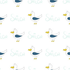Navy vector seamless patterns. Vector illustration. Best Choice for cards, invitations, printing, party packs, blog backgrounds, paper craft, party invitations, digital scrapbooking.