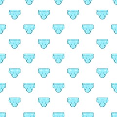 Diaper pattern. Cartoon illustration of diaper vector pattern for web