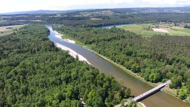 Thur / Rhein in Switzerland