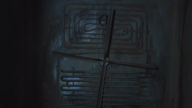 Dark underground bunker