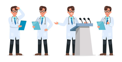 Set of Doctor character design. no12