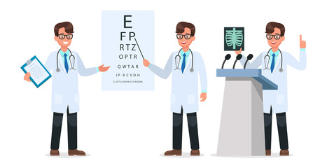 Set of Doctor character design. no14