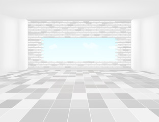 tile floor vector