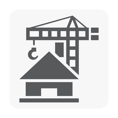 construction icon black