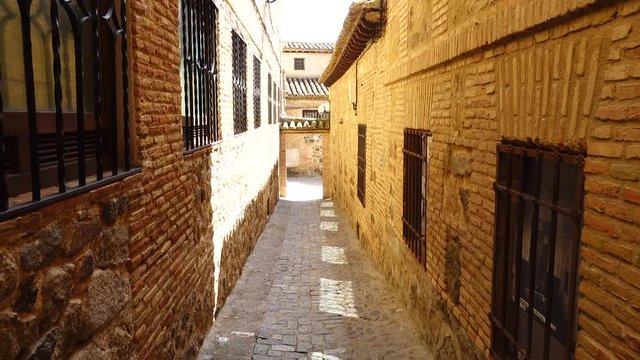 Streets in Toledo, Spain.