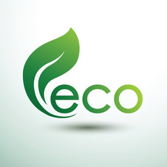 eco logo vector