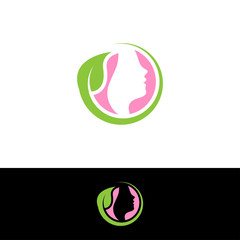 Spa aesthetic logo icon template