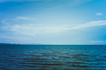 Fototapeta na wymiar Horizon of the sea background landscape
