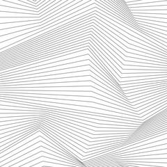 Abstract grey 3d lines refraction vector background
