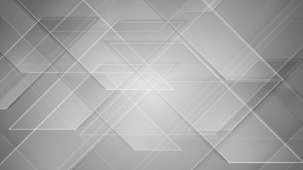 Abstract grey shiny tech background