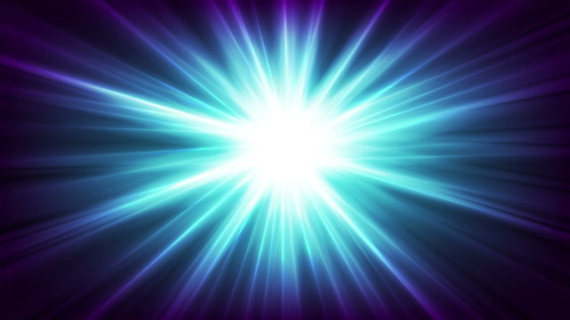Blue glowing beams abstract background