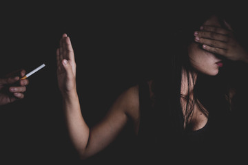 Women refuse to smoke, World No Tobacco Day.