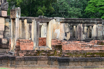 Religious Park Age of creation thousands of years.Buriram Province - Thailand.