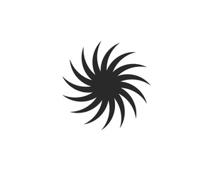 Business logo, vortex, wave and spiral icon