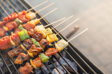 Street food in thailand,BBQ Thailand street food.
