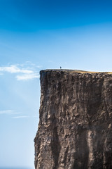 big cliff in north europe island