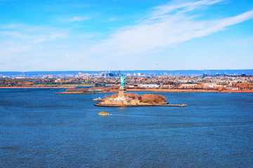 Statue on Liberty Island
